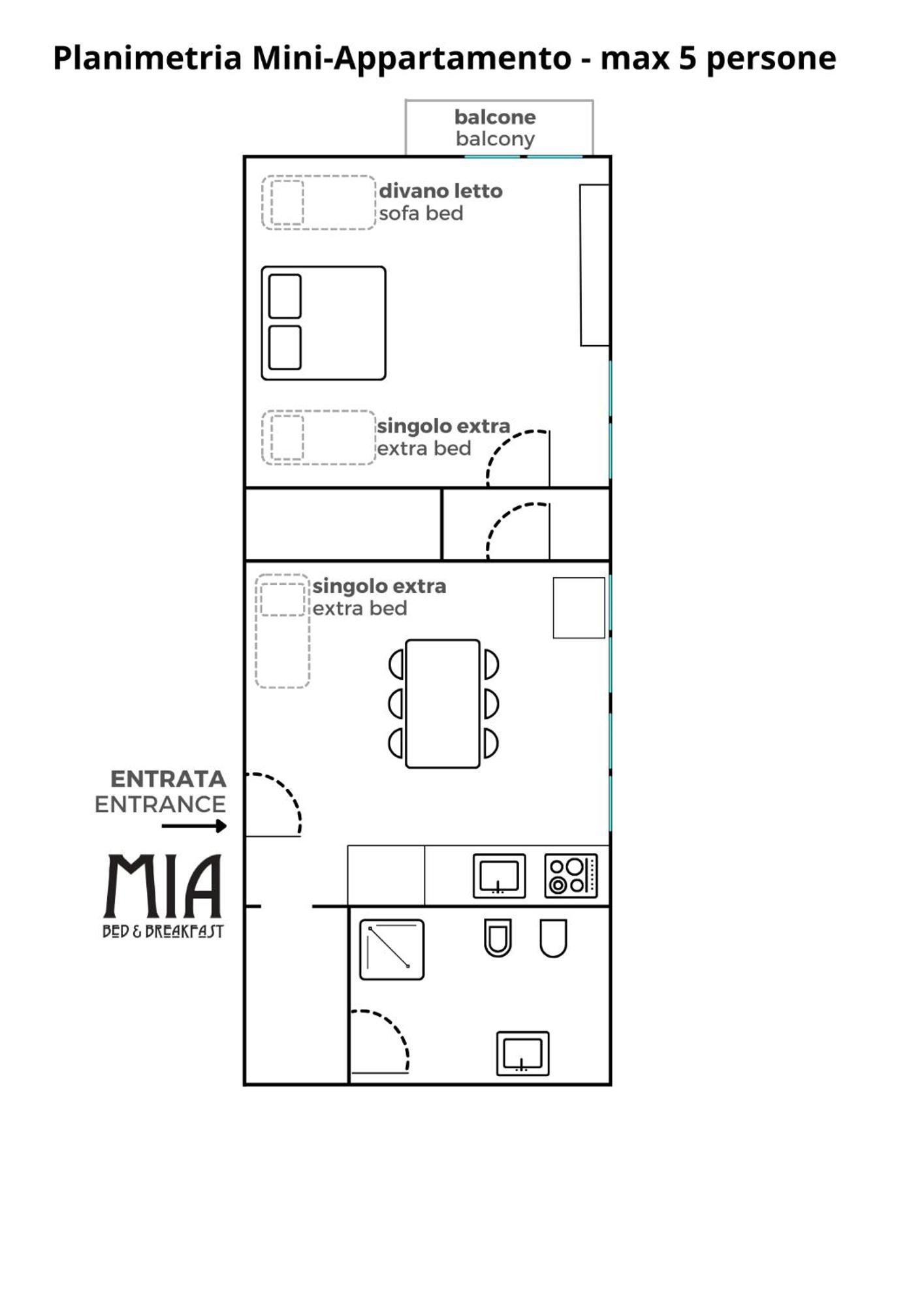 Casa Mia - No Reception Bed & Breakfast เตรนโต ภายนอก รูปภาพ